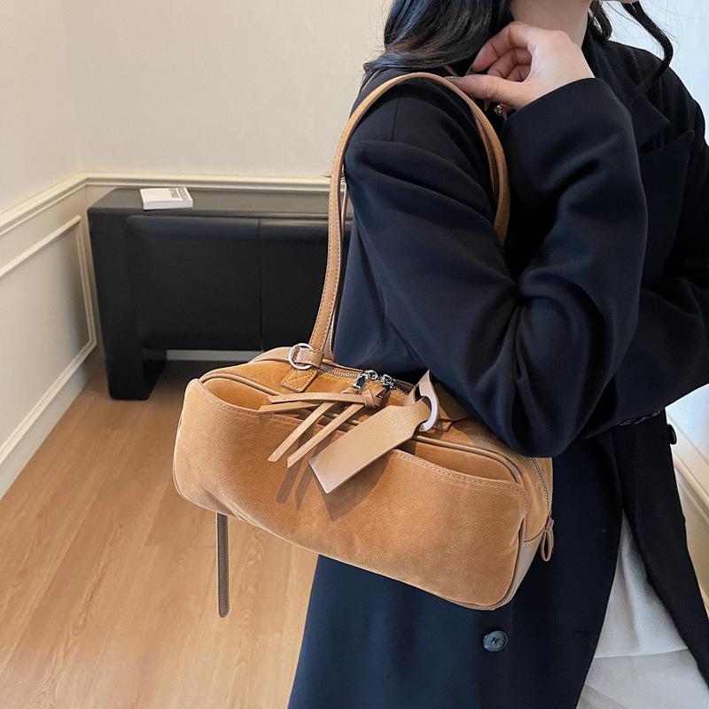 Retro Bag Women's Large Capacity 2025 New Autumn and Winter Versatile Casual Shoulder Underarm Bag Work Commuter Pillow Bag
