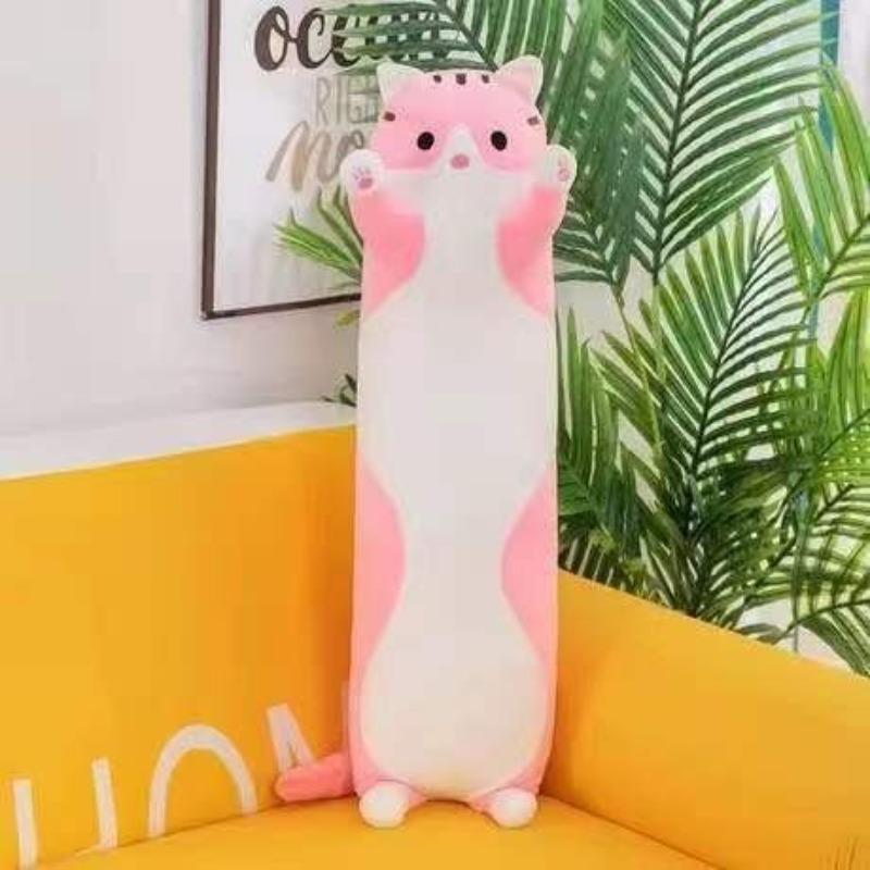 Plush Toy Long Cat Pillow Doll Cute Kitten Rag Doll Doll