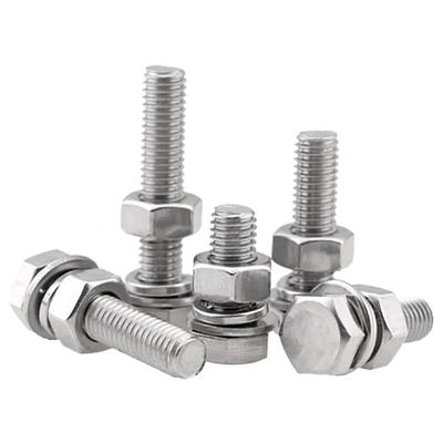 304 Stainless Steel Hex Bolt and Washer Assortment Kit
