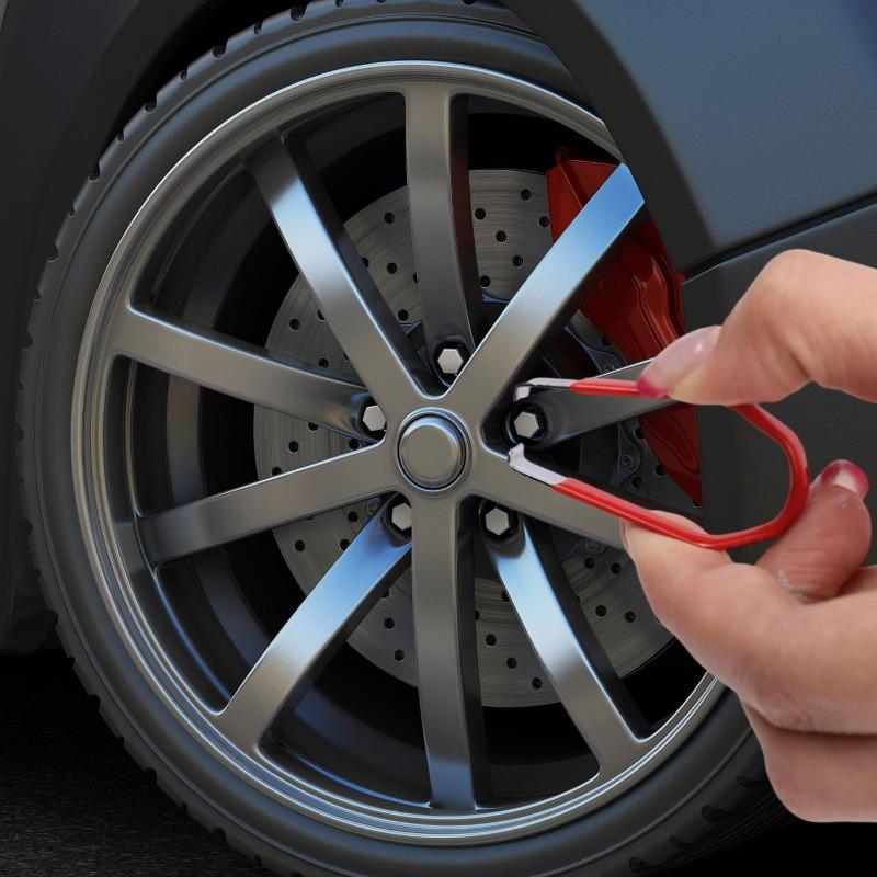 Universal Car Truck Wheel Lug Nut Center Cap Puller Tweezer Wheel Repair Tool 3pcs/set Car Tire Screw Cap Removal Tool