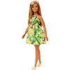 Barbie Fashionista Yellow Dress Doll Outfit for 3 Years and Up