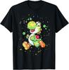 Super Mario Yoshi Watercolor Splatter Portrait T-Shirt Mens Womens Tees Top