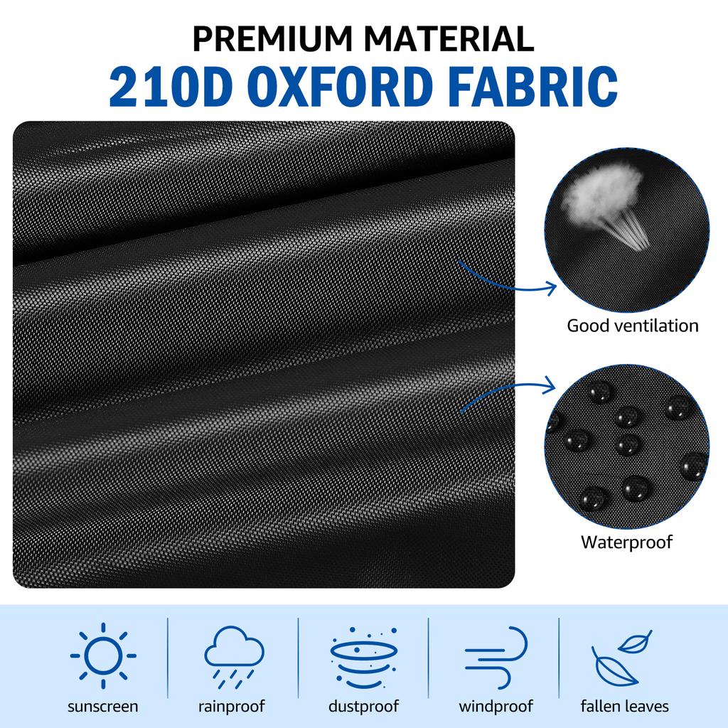 Table Tennis Table Cover Heavy Duty Waterproof Outdoor Indoor Ping Pong Table Storage Covers Sun Protection Cover 165x70x185cm