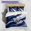 Set Biancheria da Letto Stampato West Bromwich Albion Football 3 Pezzi, Set Copripiumino Confortevole e Delicato sulla Pelle per Camera da Letto