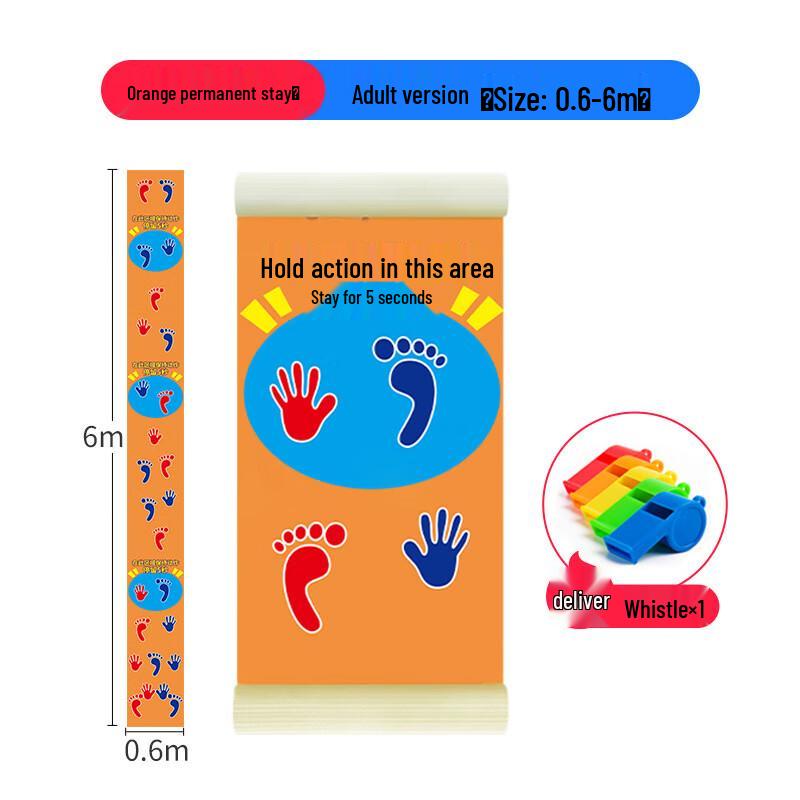 WEZHO Hand and Foot Race Mat