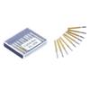 Dental Broken Crown Needle FG1558 Dental Burs Endodontic Gold Plated Handle Dental Carbide Cutters Finishing Polishing Drill