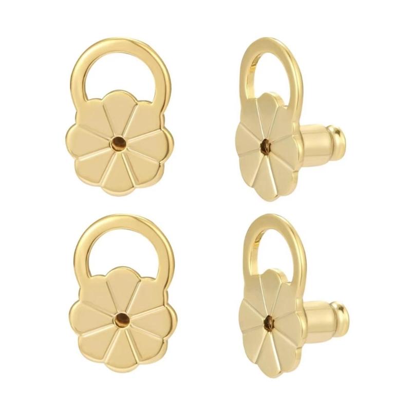 10 Stück Bequeme Ohrstecker-Stöpsel für Damen Mädchen Ohrrücken Ersatz Schwere Ohrring-Stütz-Accessoires