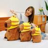 Plush Capybara Bee Toy Cartoon Stuffed Doll Living Room Decoration Gift Kids