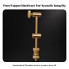 Trumpet Slide Adjustment Rod Threaded Instrument Accessory Knurled