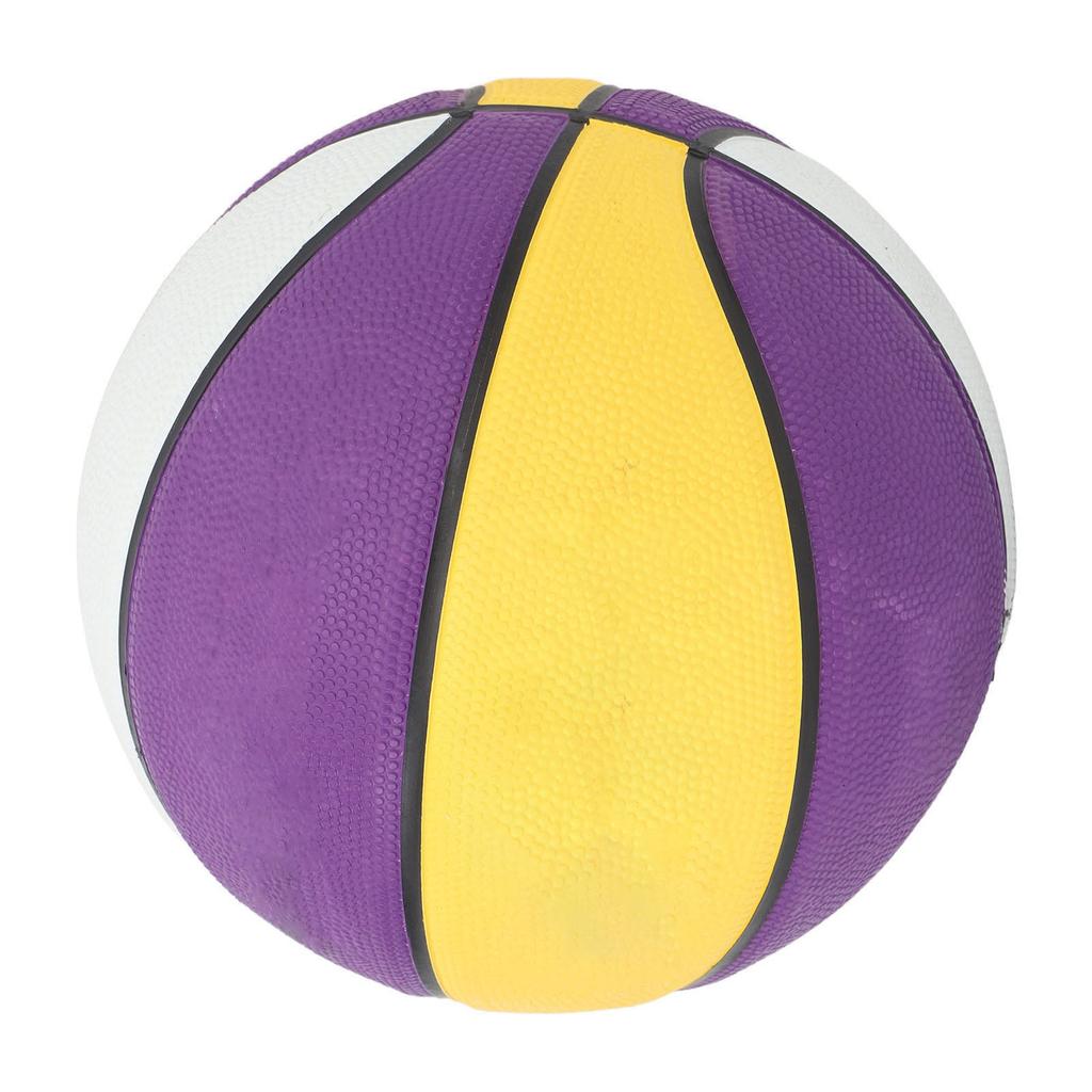 Basketball Résistant à l'Usure Durable Sûr Anti-Transpiration Caoutchouc Souple Sports Basketball pour Entraînement d'Adolescents Numéro 7, 24.6cm