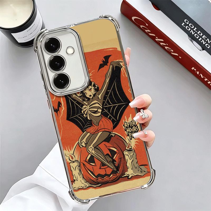 

Halloween-Costumed Girl Soft Phone Case For Samsung A17 A27 A07 A37 A57 A16 A56 A15 A55 A14 A54 A13 A53 A26 A36 A25 A35 A24 A34 Samsung A04S