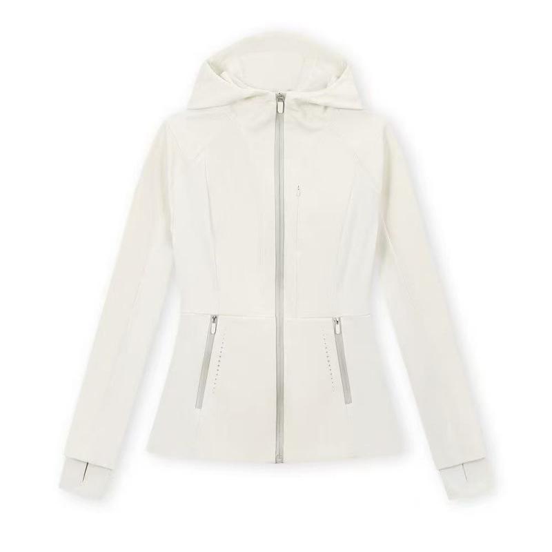 Lulu Original Women's Windproof Softshell Hooded Jacket for Yoga - Breathable Autumn/Winter Coat