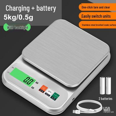 Elektronische Küchenwaage aus Edelstahl
