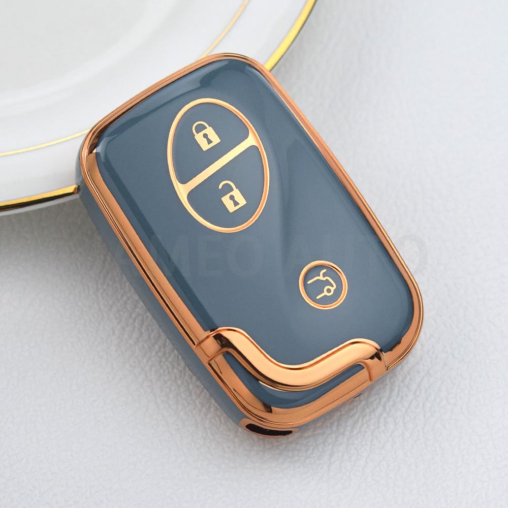 Étui de Protection en TPU à 3 4 Boutons pour Clé Lexus CT200h ES 300h IS250 GX400 RX270 RX450h RX350 LX570