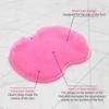 Bathroom Massage Brush and Pad Set Silicone Back Scrub Brush Non Slip Foot Washing Pad with Suction Cup Exfoliating Bath Tool