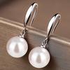 Shell Beads Long Earrings Simulation Freshwater Pearl Ear Hook Simple Drop Earrings  Female