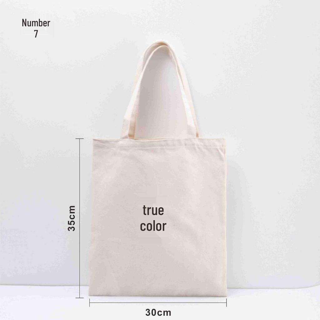 Custom Logo Handheld Gift Bag - Digital Print Polyester Cotton Canvas Bag