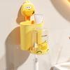 Kids Toothbrush Holders with Cups Wall Mounted & Saves Space Toothbrush Organizes Upgrades for Family Bathrooms