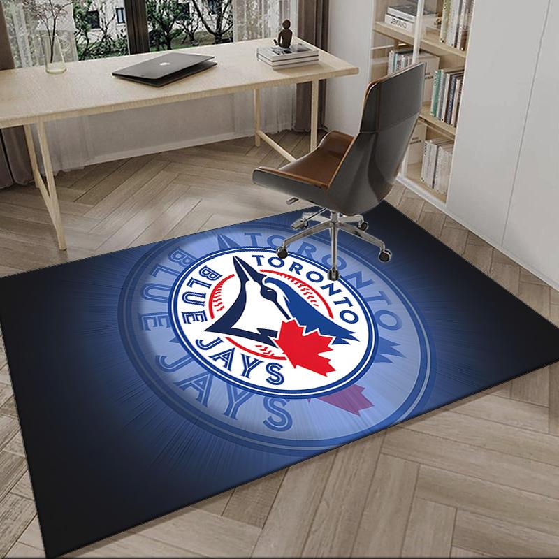 Blue Jays Logo Carpet, Kitchen Rugs, Yoga Mat, Non-Slip Mats, Rug for Bathroom, Living Room bedroom, Camping Rugs Christmas Gift