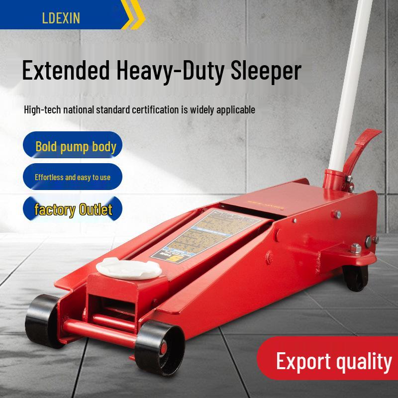 

Longde Trust Heavy-Duty Horizontal Hydraulic Jack for Heavy Truck Tire Change – 5T/10T/20T Capacity 5T Light Duty Horizontal Top