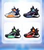 Boys' Winter 2025 Velvet-Lined Cotton Sneakers - Trendy Leather Surface for School Sports