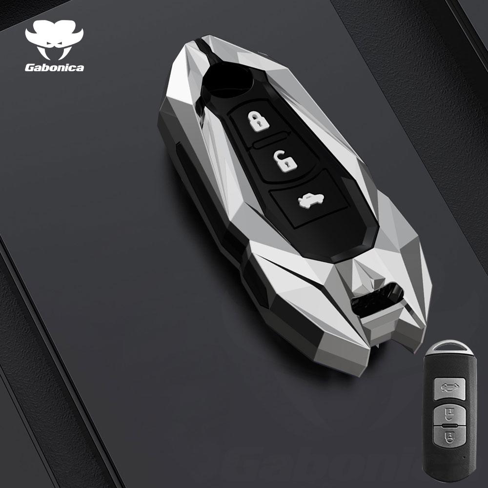 New 2 3 Buttons Zinc Alloy Car Key Fob Case Cover For Mazda 2 3 6 Atenza Axela Demio Cx30 Cx-4 Cx-5 Cx5 Cx-3 Cx7 Cx8 Cx-8 Cx-9