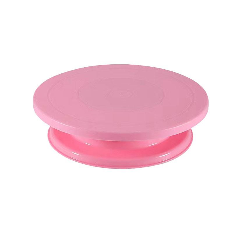 Special Cross-Border Cake Decorating Turntable with Non-Slip Strip - Plastic Rotating Cake Stand Baking Tool