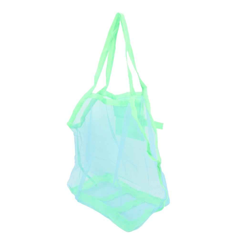 Mesh Beach Bag Multipurpose Large Capacity Foldable Beach Toy Bag for Beach Pool Outdoor Travel Gym