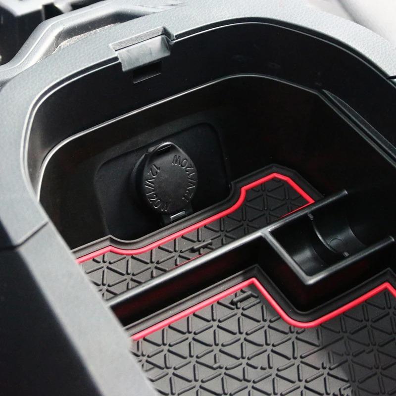 Car Armrest Storage Box Center Console Glove Tray For Toyota RAV4 XA50 2019 2020 2026 2026 2026 2026 RAV 4 Hybrid Car Accessorie