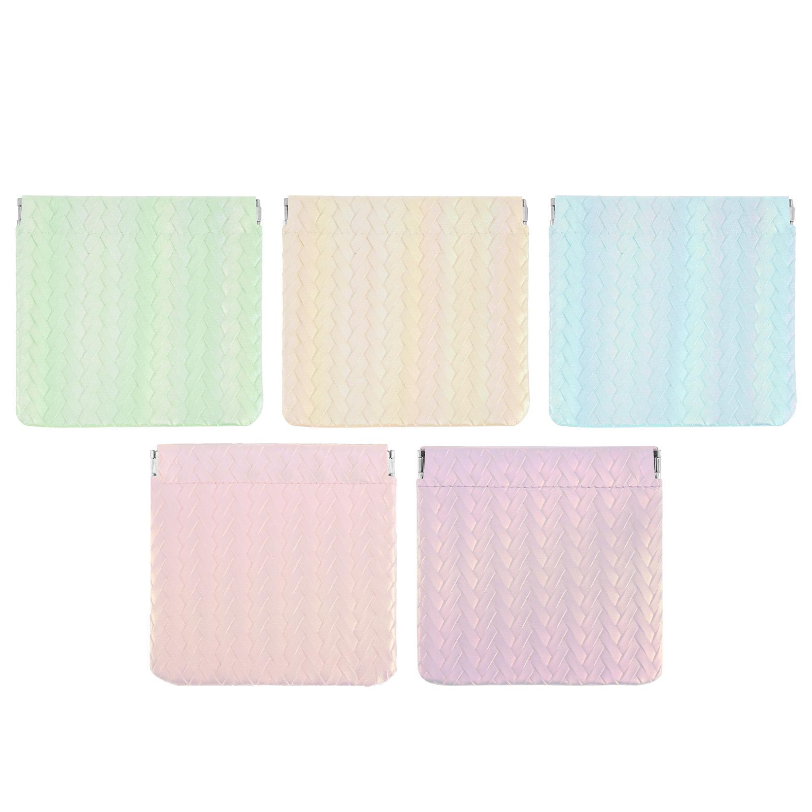 

5 шт. Маленькая косметичка, портативная дорожная сумочка, водонепроницаемая косметичка из искусственной кожи, органайзер для наушников и зарядного устройства