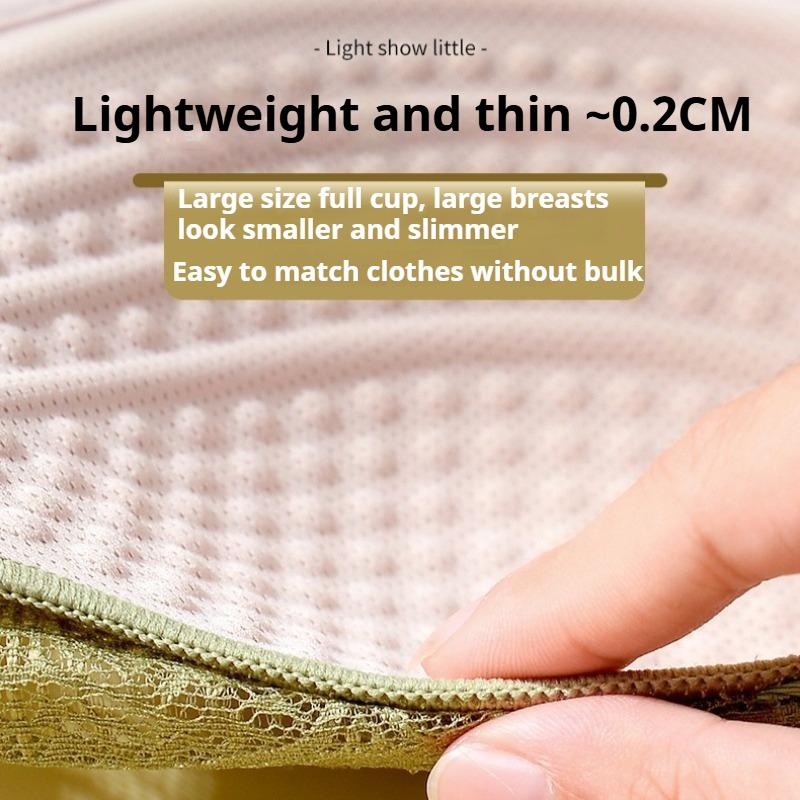 Formender BH mit dünnen Cups zur Minimierung des Erscheinungsbildes großer Brüste und zur Erzeugung eines schlankmachenden Effekts Vollcup-BH-Set