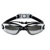 Dazzling Colors Myopia Swim Goggles Electroplating Anti-fog Swimming Eyewear  Snorkeling