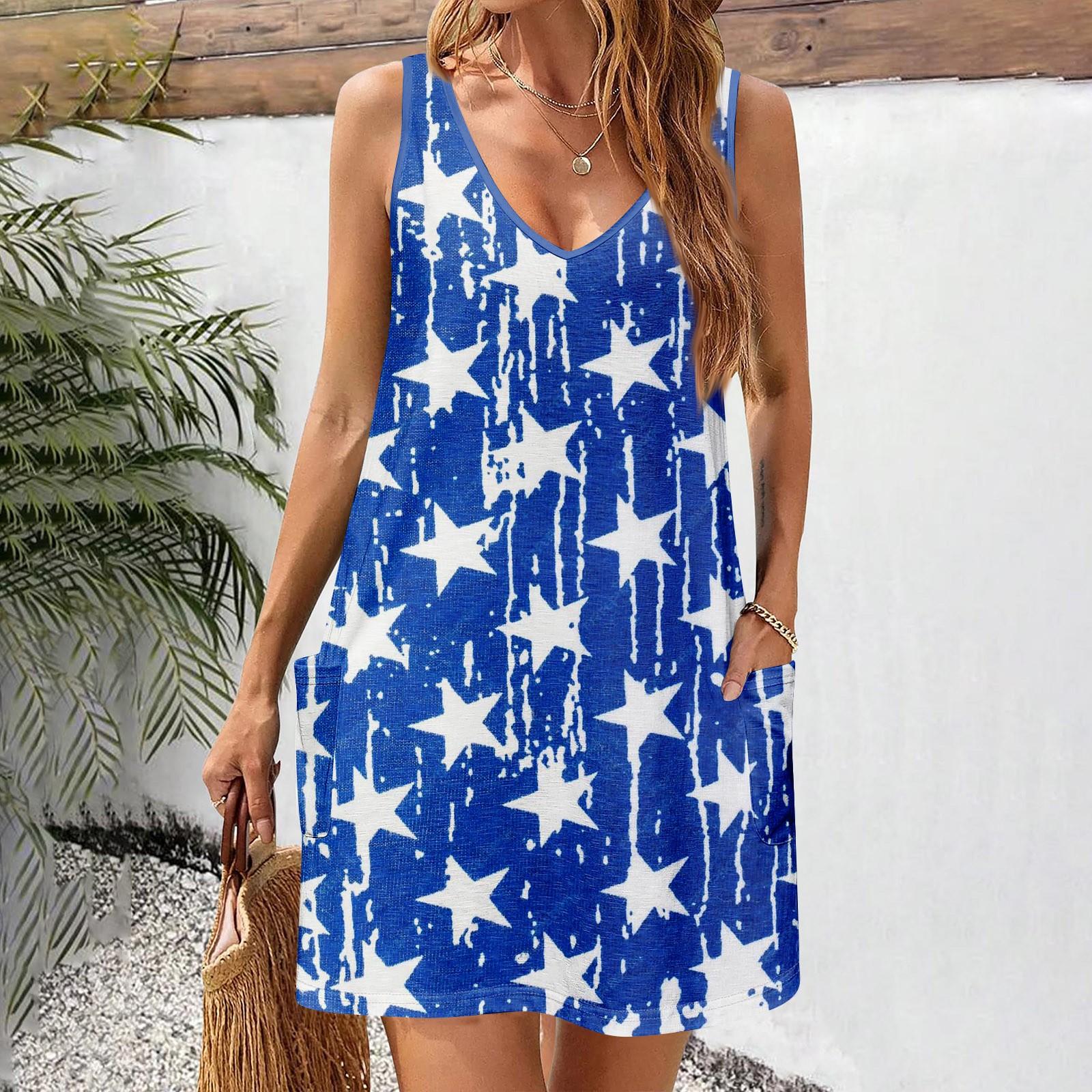 Женский повседневный сарафан с карманами — фото 9