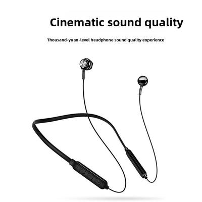 Wireless Bluetooth Headphones, Neck-hanging Noise-cancelling Stereo, Universal 5.0 Running Phone for Sports