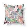 Nordic Fashion Simple Geometric Abstract Cushion Peach Skin Decoration Pillowcase Living Room Sofa Home