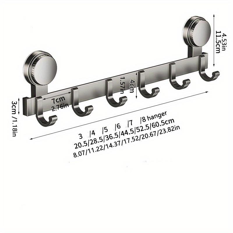 Door Back Wall Hook, No Drilling, Strong Load-bearing Adhesive Hook, Bathroom Entrance Door, Clothes Hook, Hanger