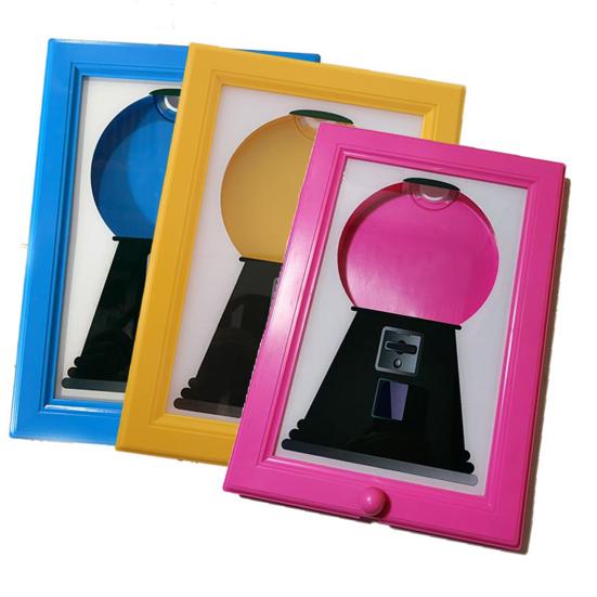Candy Dispenser Picture Frame Wall-Mounted Chocolate Gumball Machine Frame Personalized Photo Gift for Candy Lovers
