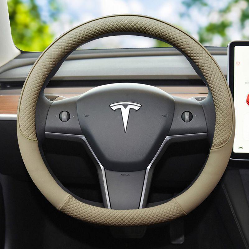 

For Tesla Model 3 car steering wheel cover Model Y S X sports simple special car anti-skid handle cover