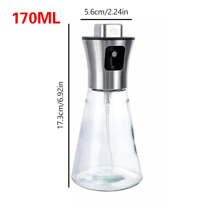 

170/200 мл бутылка для масла контейнер для соевого соуса оливковое масло уксус приправа бутылка масло-спрей герметичный легкий в очистке кухонный инструмент 170ML