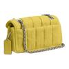 Coach Sac à Bandoulière Matelassé en Jean Tabby 20 Logo Classique Petit Sac d'Épaule pour Femme Jaune Clair CBG33-LHY2C