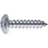 TRUSCO Truss Head Tapping Screws, Stainless Steel, M4 X 16, 60 Pieces, B43-0416