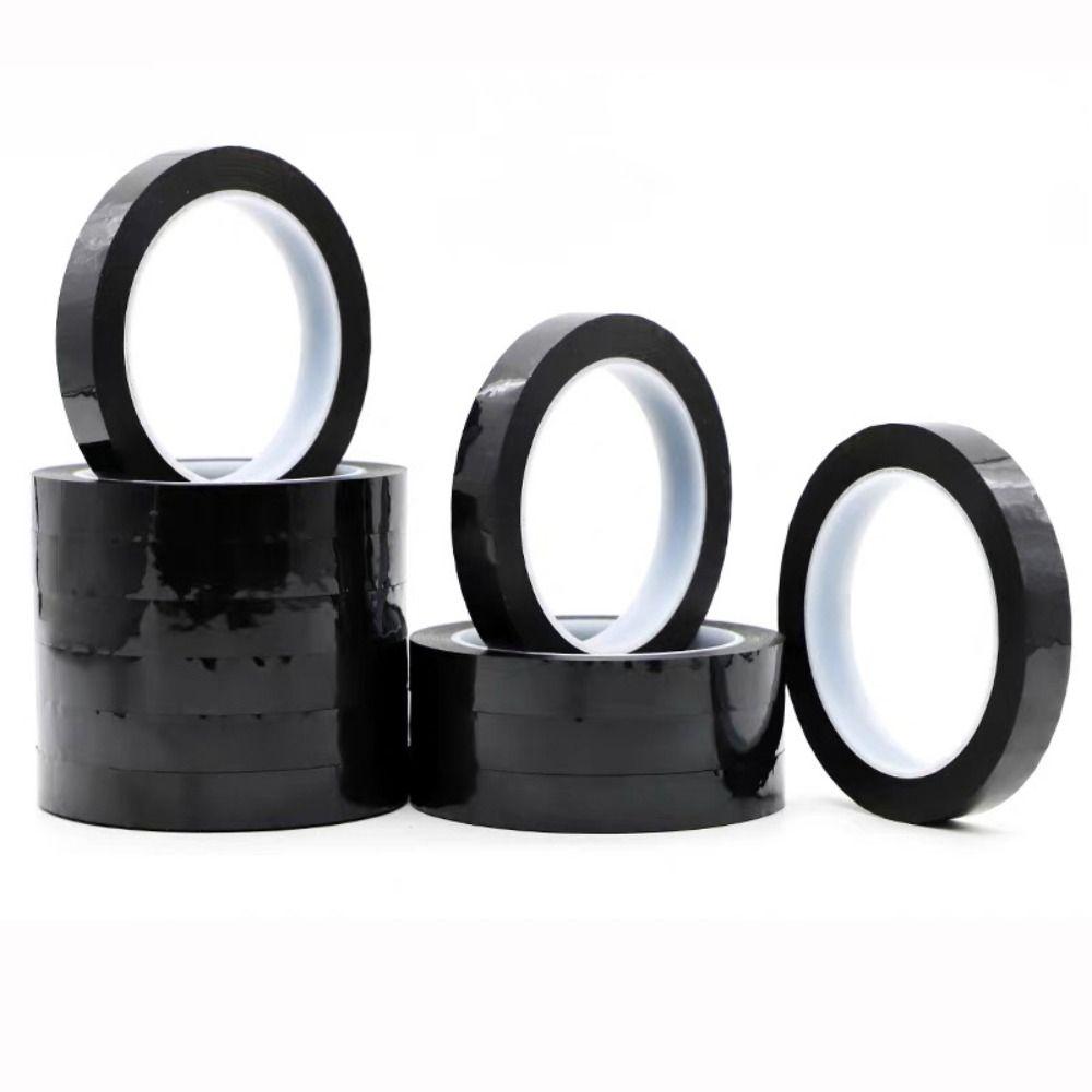3/5/8/10mm Width Coding Tape Black Adhesive Coded Tape Strong Adhesive Marking Tape