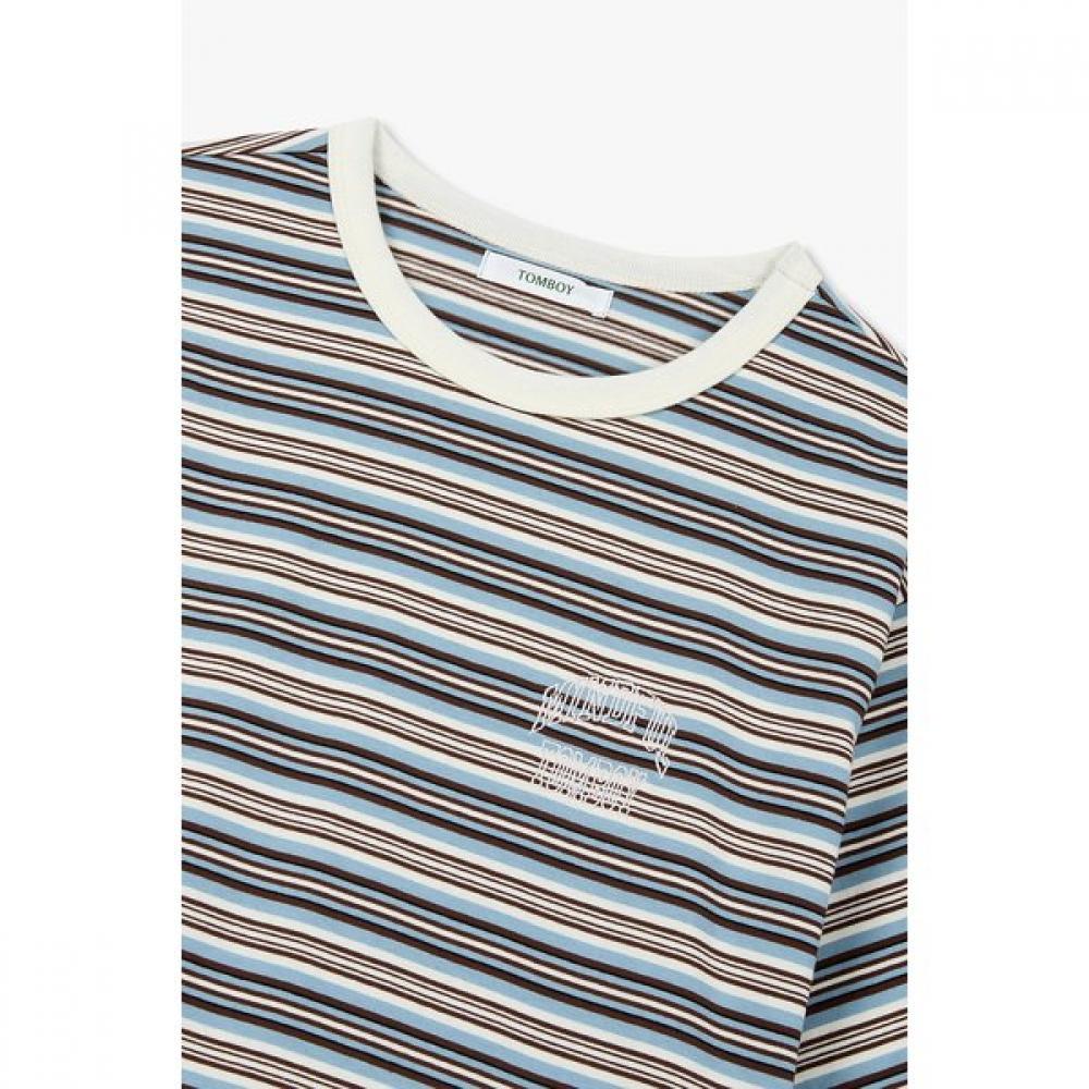STudio Tomboy STripe ShorT Sleeve T shirT 9176322976ar
