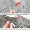 Bendable Spring Drawstring Threader, Flexible Clip for Pants, Hoodies Elastic Band & Lace Cord, DIY Sewing Accessories