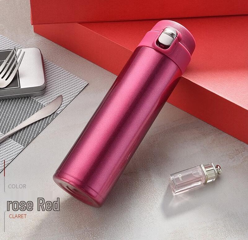 Shangheng SHZH-CFB015 304 Stainless Steel Pop-Up Lid Thermos