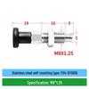 Stainless Steel Self-Locking Plunger with Coarse Thread and Pull Ring