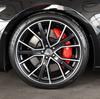 4PCS 65mm automobile hub center cover sticker is suitable for Audi ABT A3A4A5Q2 Q7 RSTT hub aluminum alloy modification sticker.