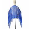 High Quality Hollow Out Tassel Shawl Polyester Shinning Silk Shawl Tassel Comfortable Sunscreen Cover Evening Dress
