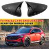 Für Mazda CX-50 CX50 2022-2024 Autoaufkleber Rückspiegel Seitenspiegelabdeckung Flügelkappe Außen Tür Rückansicht Hülle Verkleidung Kohlefaser