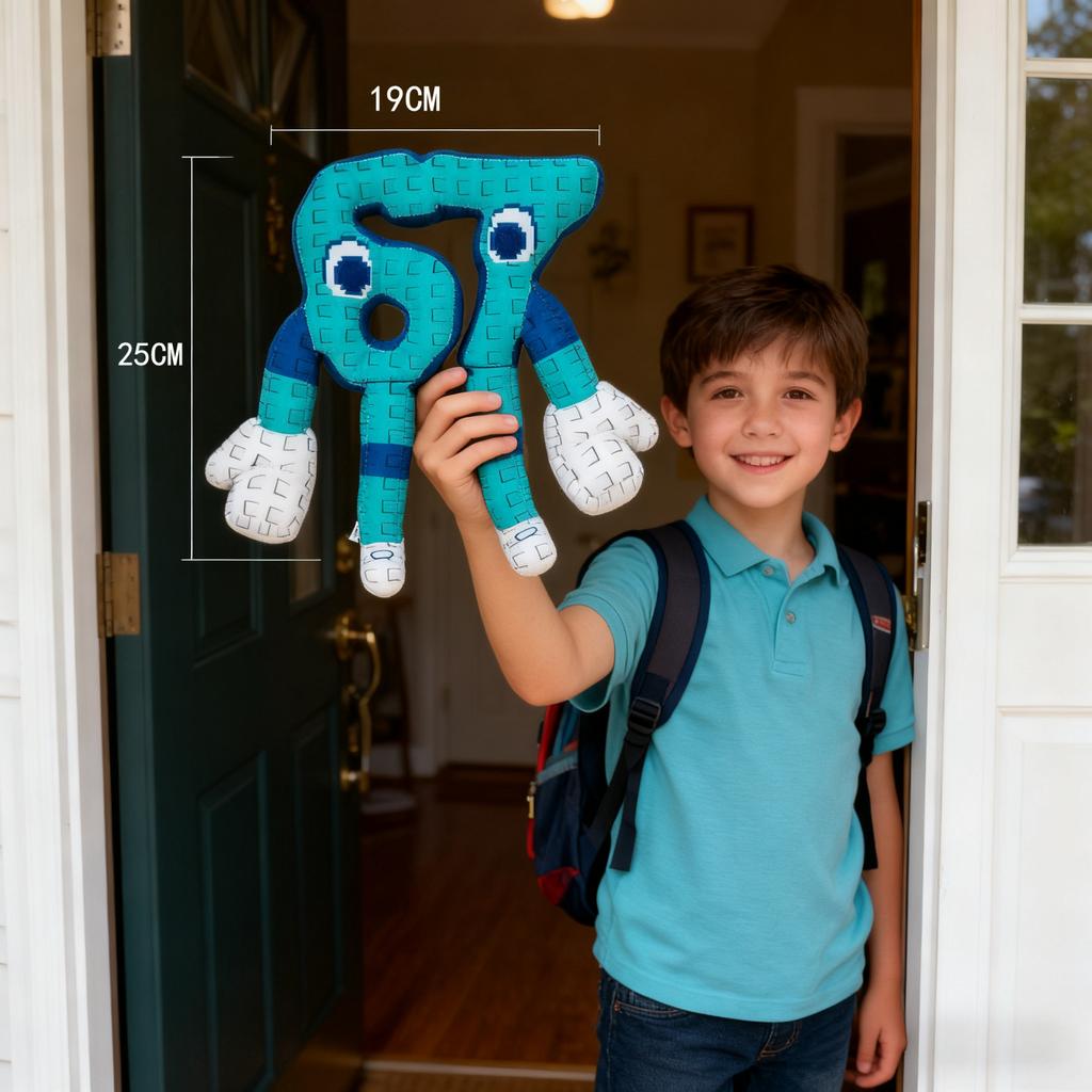Cute No. 67 Plush Toy Steal A Brainrot Game Characters Peripherals Plush Doll For Kids Fans Collectible Toy Birthday Gift